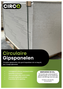 Circq Circulair gips