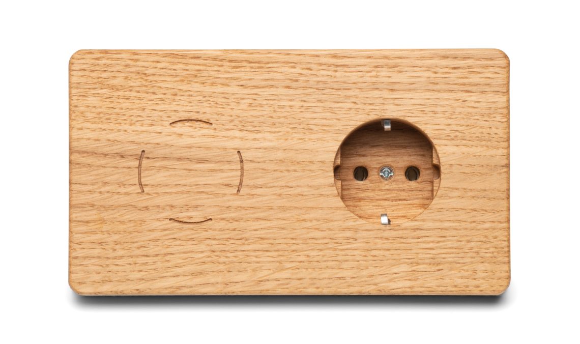 Silvaluxe massief houten schakelmateriaal