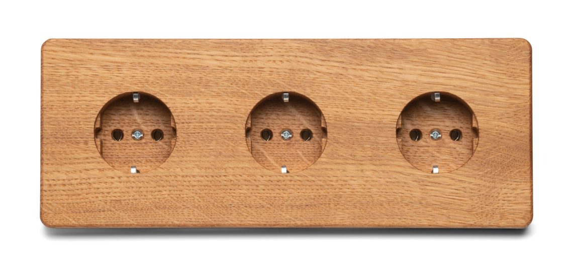 Silvaluxe massief houten schakelmateriaal