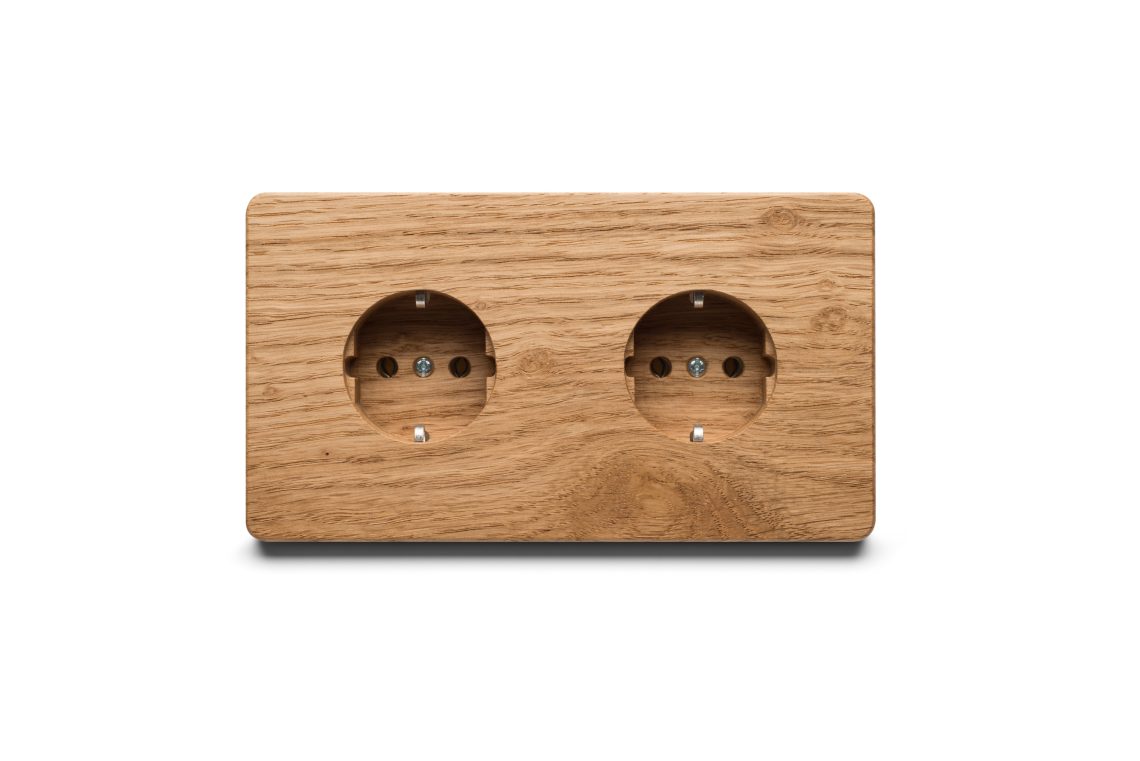 Silvaluxe massief houten schakelmateriaal